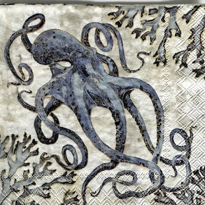 Individuelle Serviette ~ Oktopus