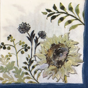Individual Napkin ~ Muted Sunflower