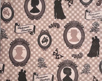 Individuelle Serviette ~ viktorianischer Vintage