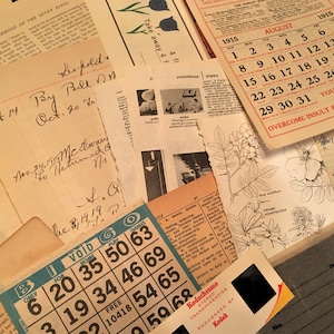 Vintage Ephemera Pack