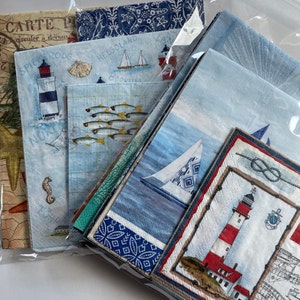 Tovaglioli decorativi a tema marino