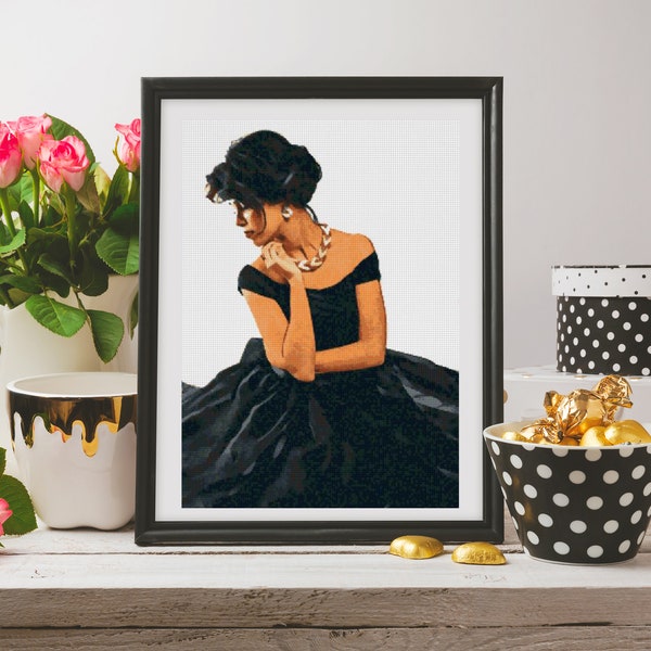 Cross Stitch Dress Etsy