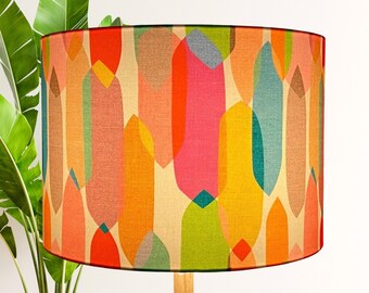 Multi Colour Mid Century lampshade