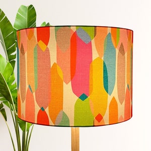 Multi Colour Mid Century lampshade