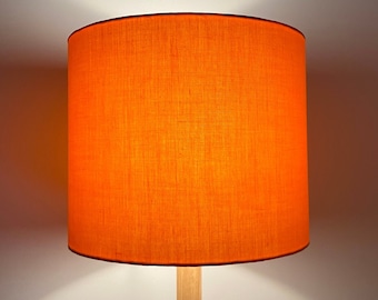 Orange lampshade