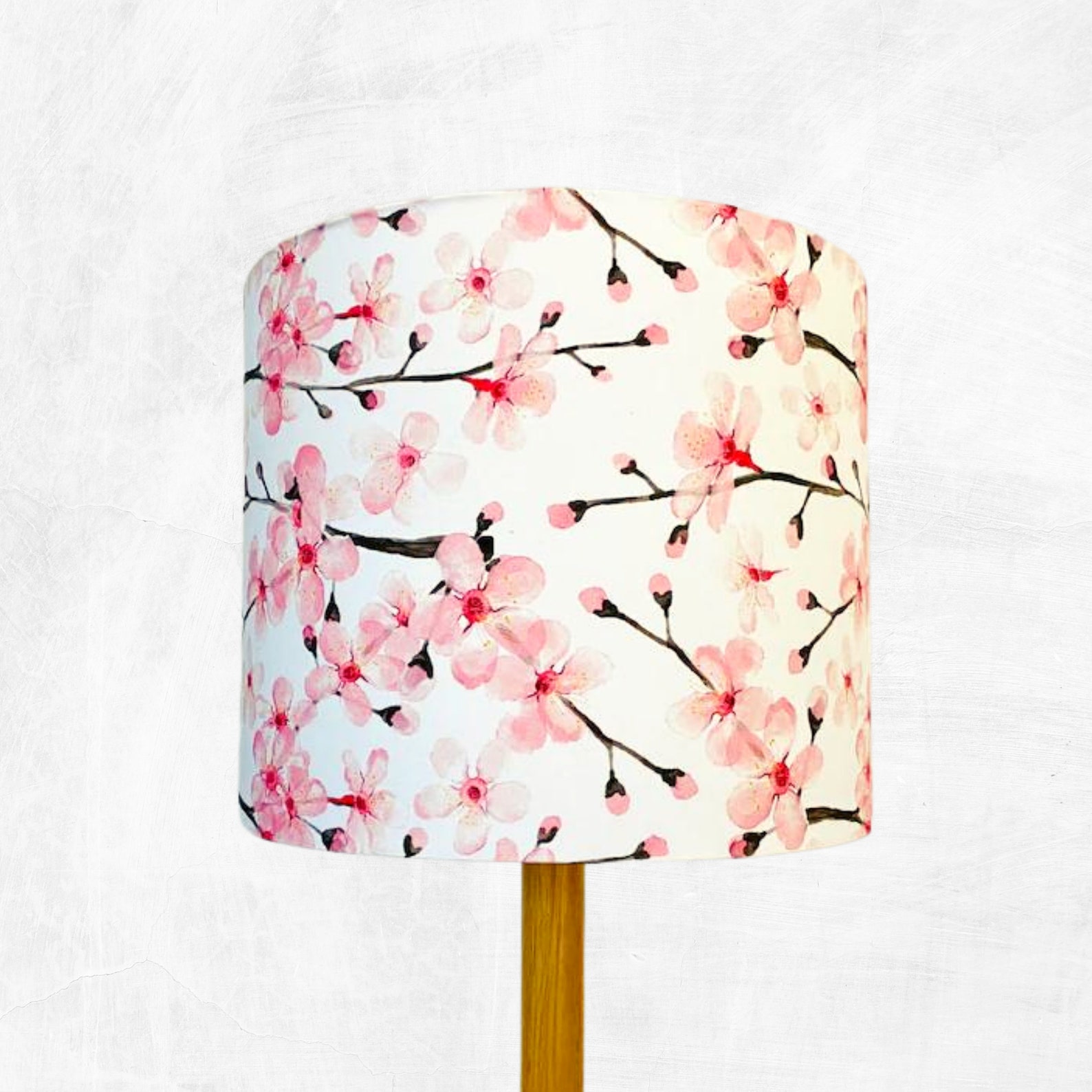 Cherry Blossom Lampshade Handmade Lamp Shade White and Pink Etsy Australia