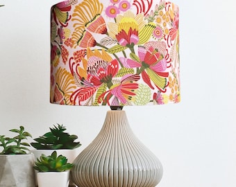 Wild Protea Canvas Lampshades handmade to order