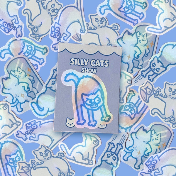 Silly Cat Stickers