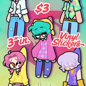 PRE-ORDER | Saja Boys Stickers | Kpop Demon Hunters