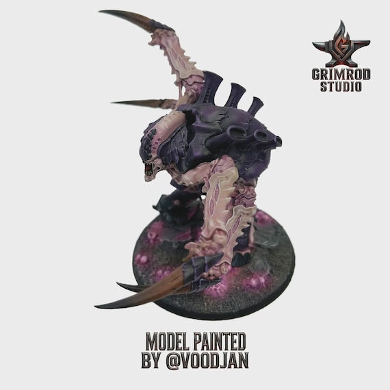 Screamer Killer 40k Tyranids Painted, Warhammer 40000 Miniature