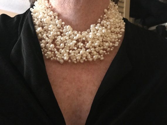 Unique Fresh Pearl Necklace/Choker - image 6