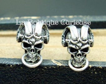 Individually: Gothic earrings god of death Thanatos demon