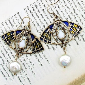 Orecchini A Clip Vintage Art Déco Con Cristalli Aurora - Foto 13