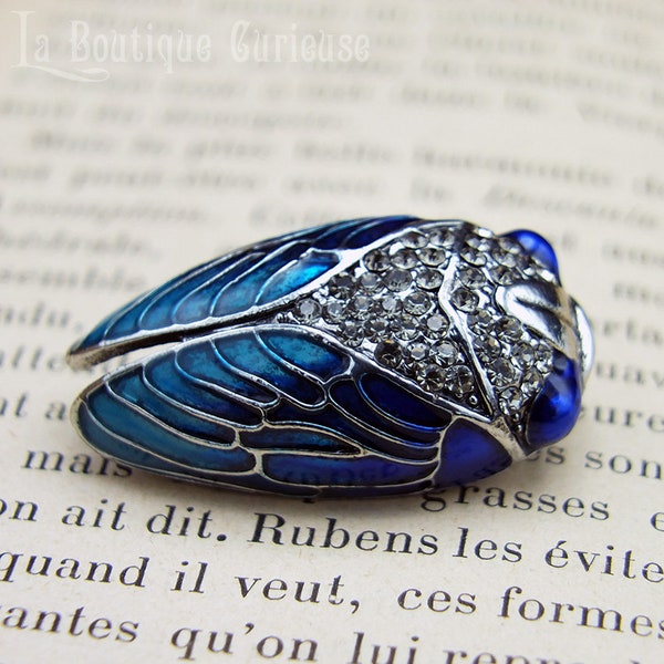 Broche cigale insecte plusieurs coloris