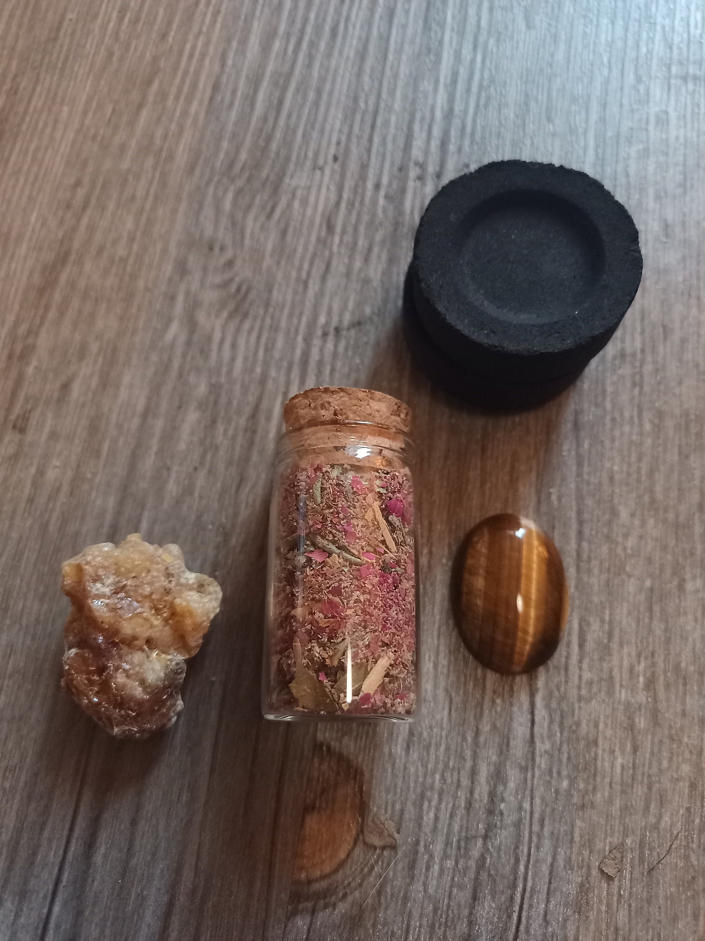 Kit Magique Rituel de Purification et Bénédiction Wicca Sorcellerie Sorcière Encens