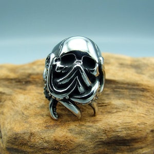 Cthulhu Lovecraft stainless steel ring