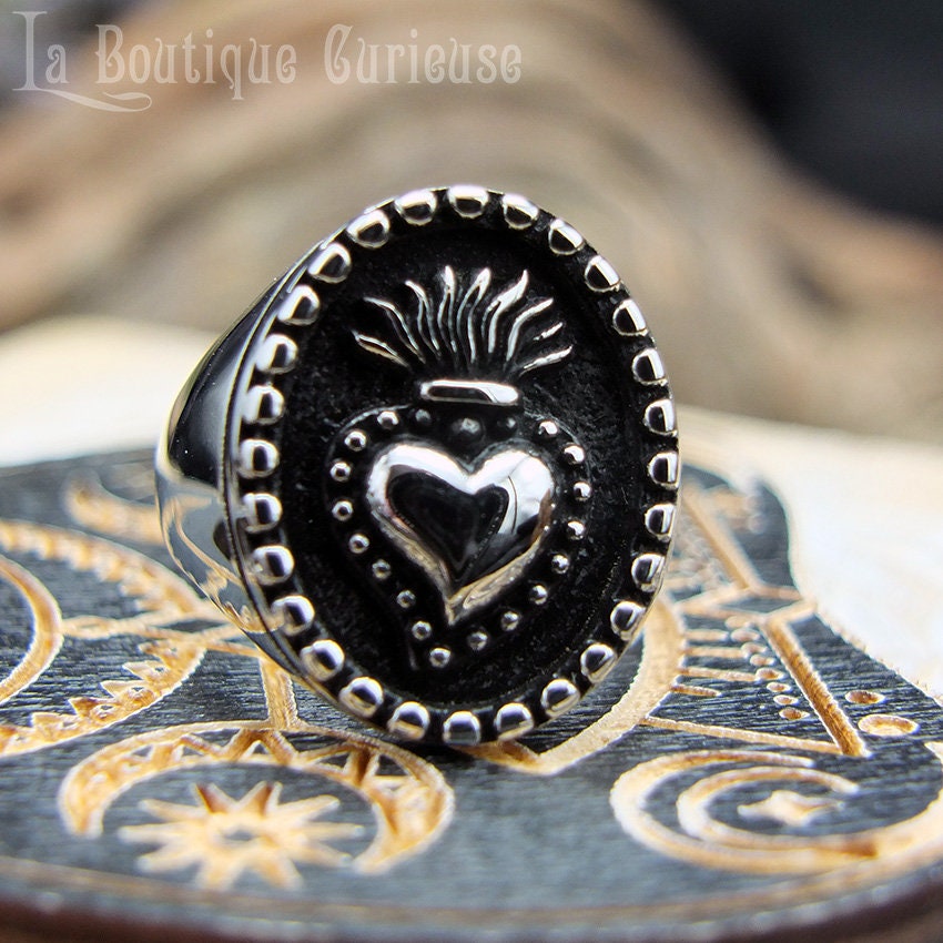Bague épiscopale argent 925 et améthyste Jésus | vente en ligne sur