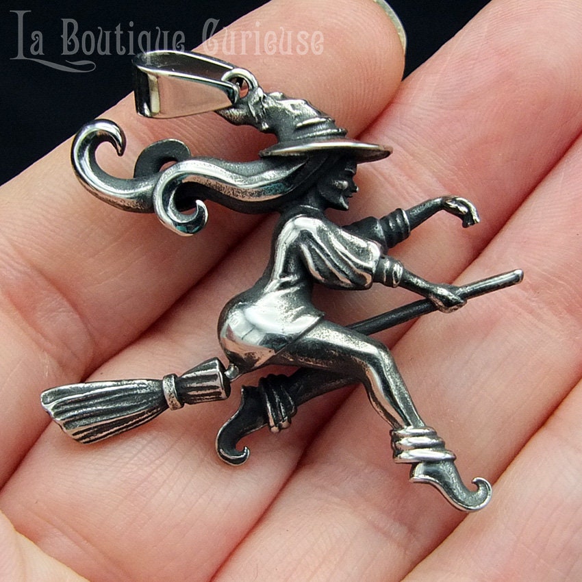 3D Witch Pendant Walpurgis Night Wicca