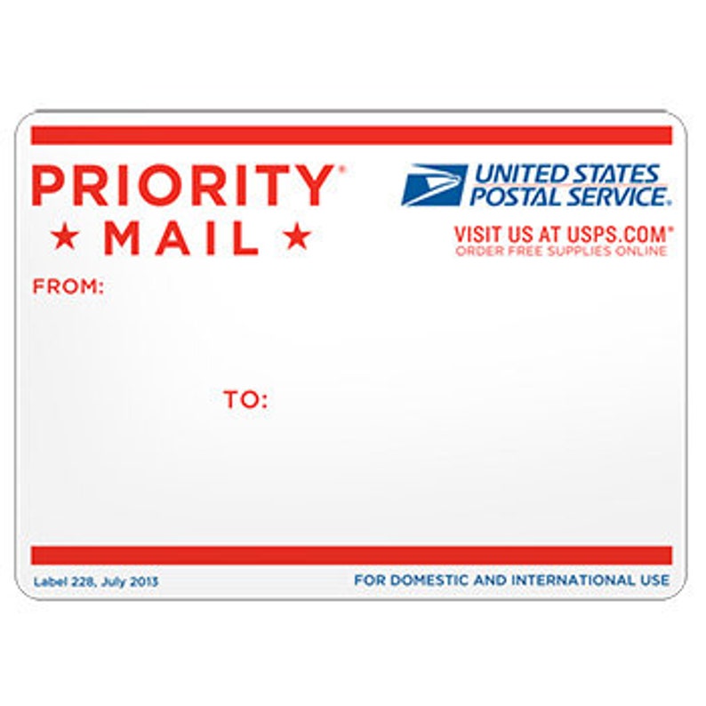 USPS Address Label Etsy