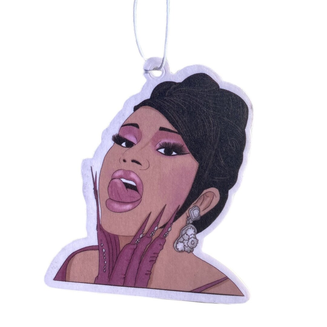 Cardi B LA CARDI WAP Air Freshener parody Etsy