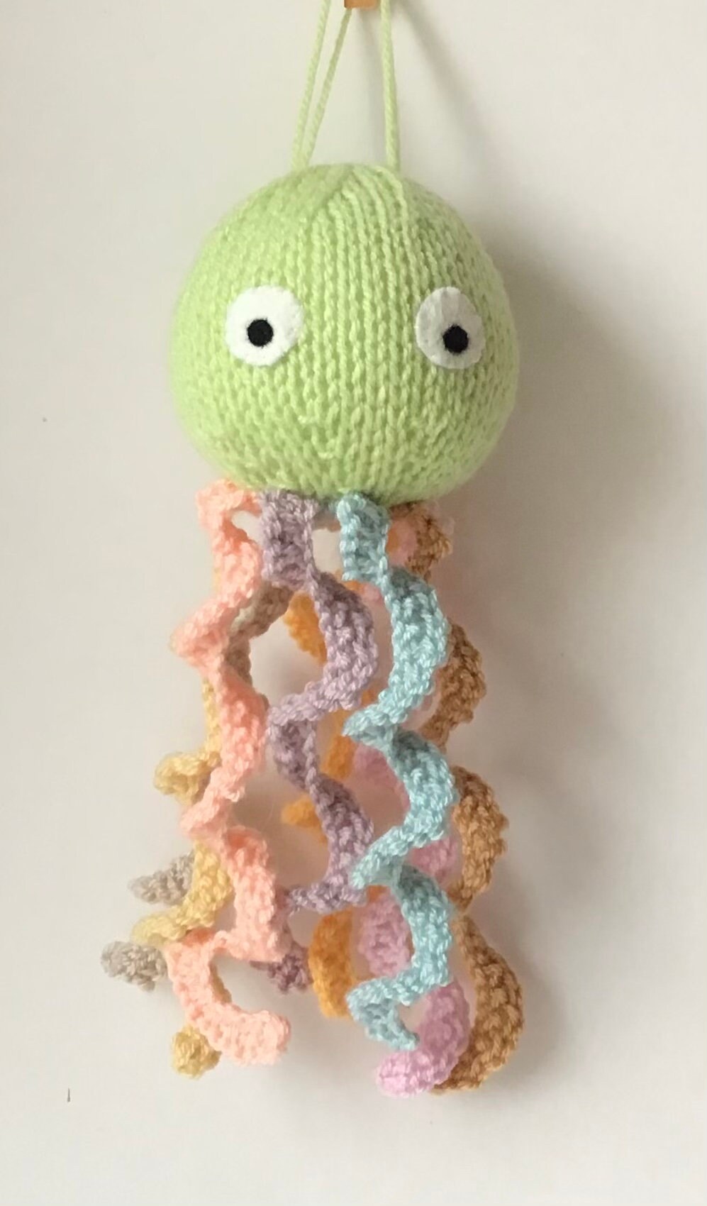 Octopus for preemies Octopus baby sensory toy Hand knit Etsy