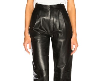 womens leather pants sale