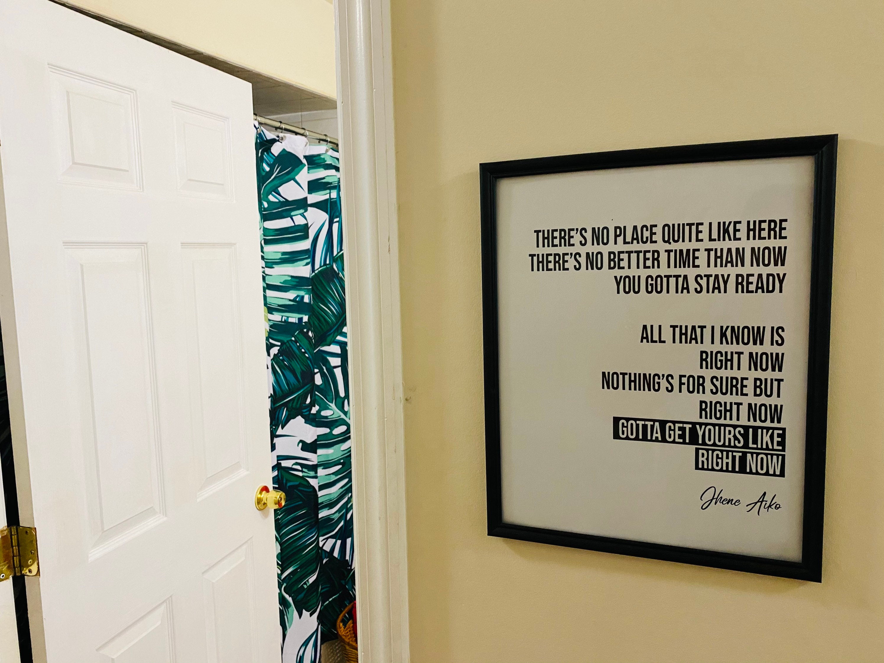 Jhene Aiko Stay Ready Lyrics Printable Poster Digital Etsy UK