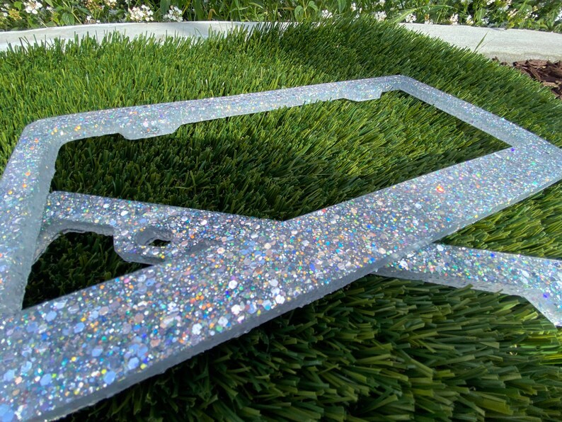 Glitter License Plate Cover. Bling License Plate Frame. Any Etsy