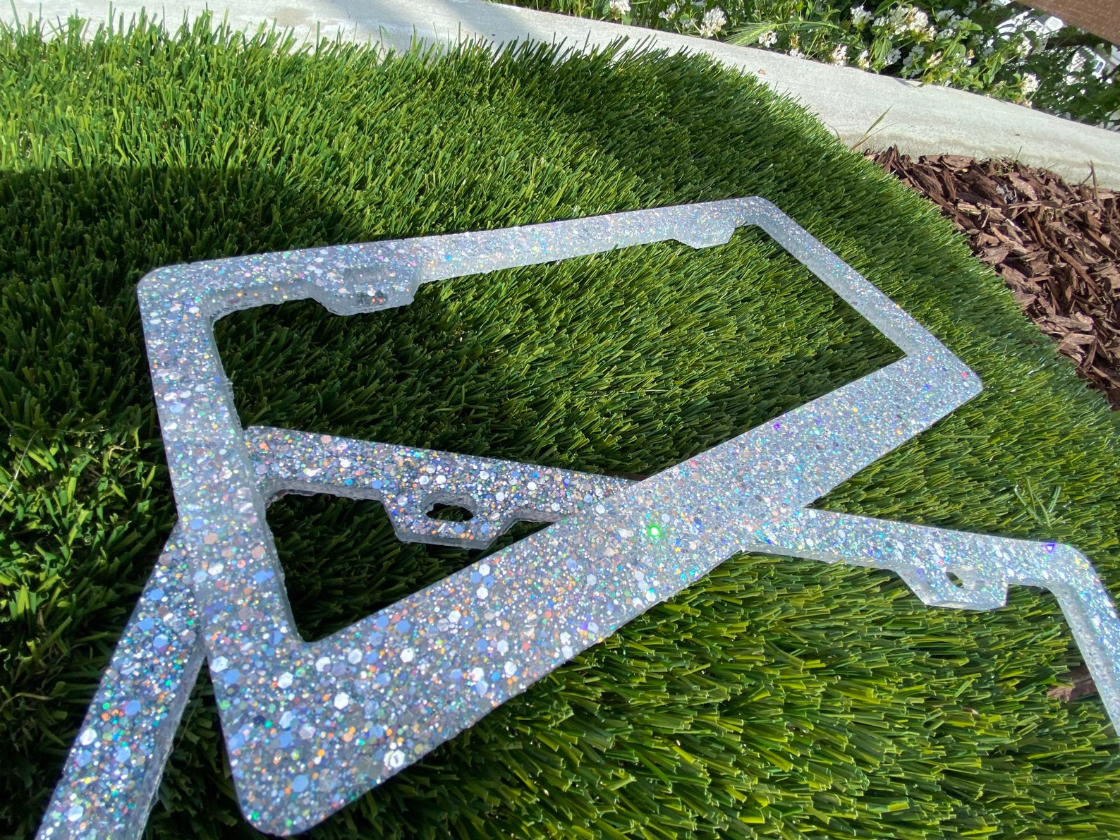 Glitter License Plate Cover. Bling License Plate Frame. Any Etsy