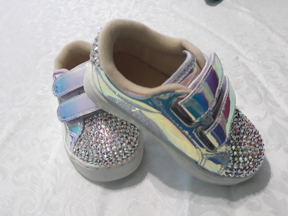 holographic baby shoes