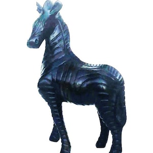 Okapi from RDCongo in Ebony wood Figurine- sculpture-office decor- figurine - wood - African art - home decor - hand carved - gift for dad