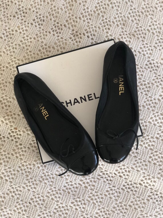 Auth CHANEL Ballet flats 6