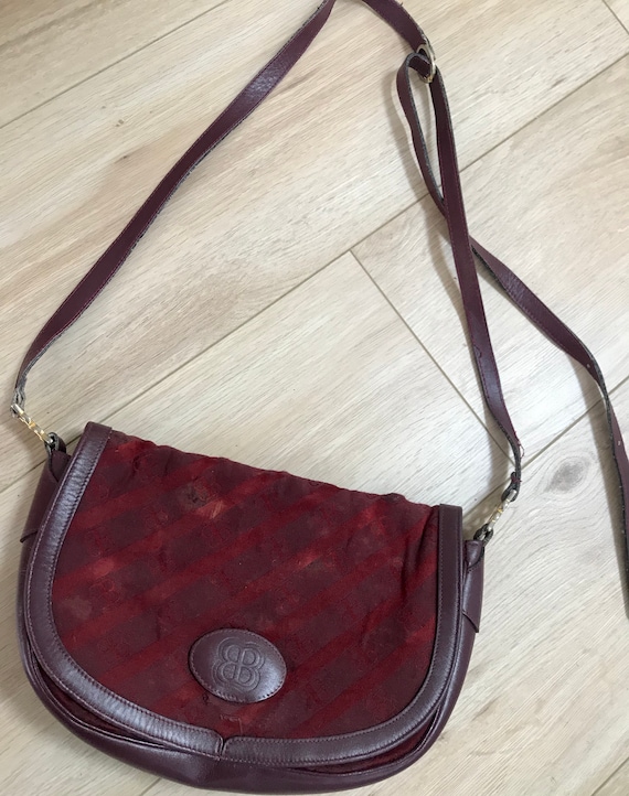 Auth BALENCIAGA vintage cross body bag