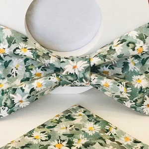 Liberty Green English Bow Tie/Adult/Child/Baby/Pocket Square/Cufflinks/Ceremony/Wedding/Baptism/Communion