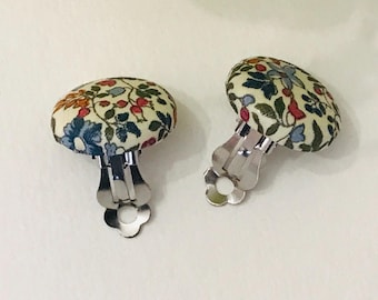 Katie and Millie Bistre Liberty clip-on earrings
