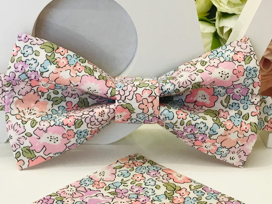 リバティ ミシェルE 蝶ネクタイ/大人/子供/赤ちゃん/ポケットチーフ