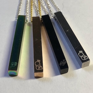 Customisable CHANDORA + SKZ engraved necklace