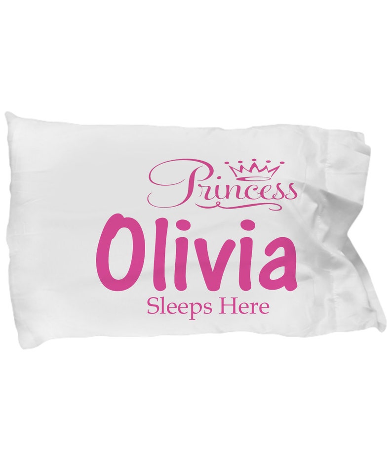 princess personalized pillowcase