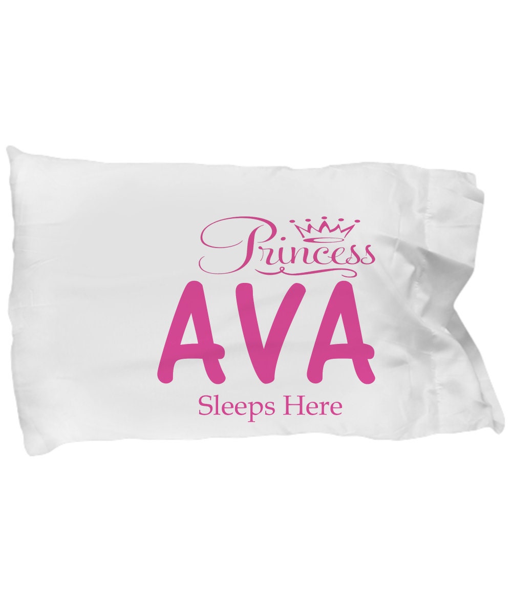 personalized princess pillowcase