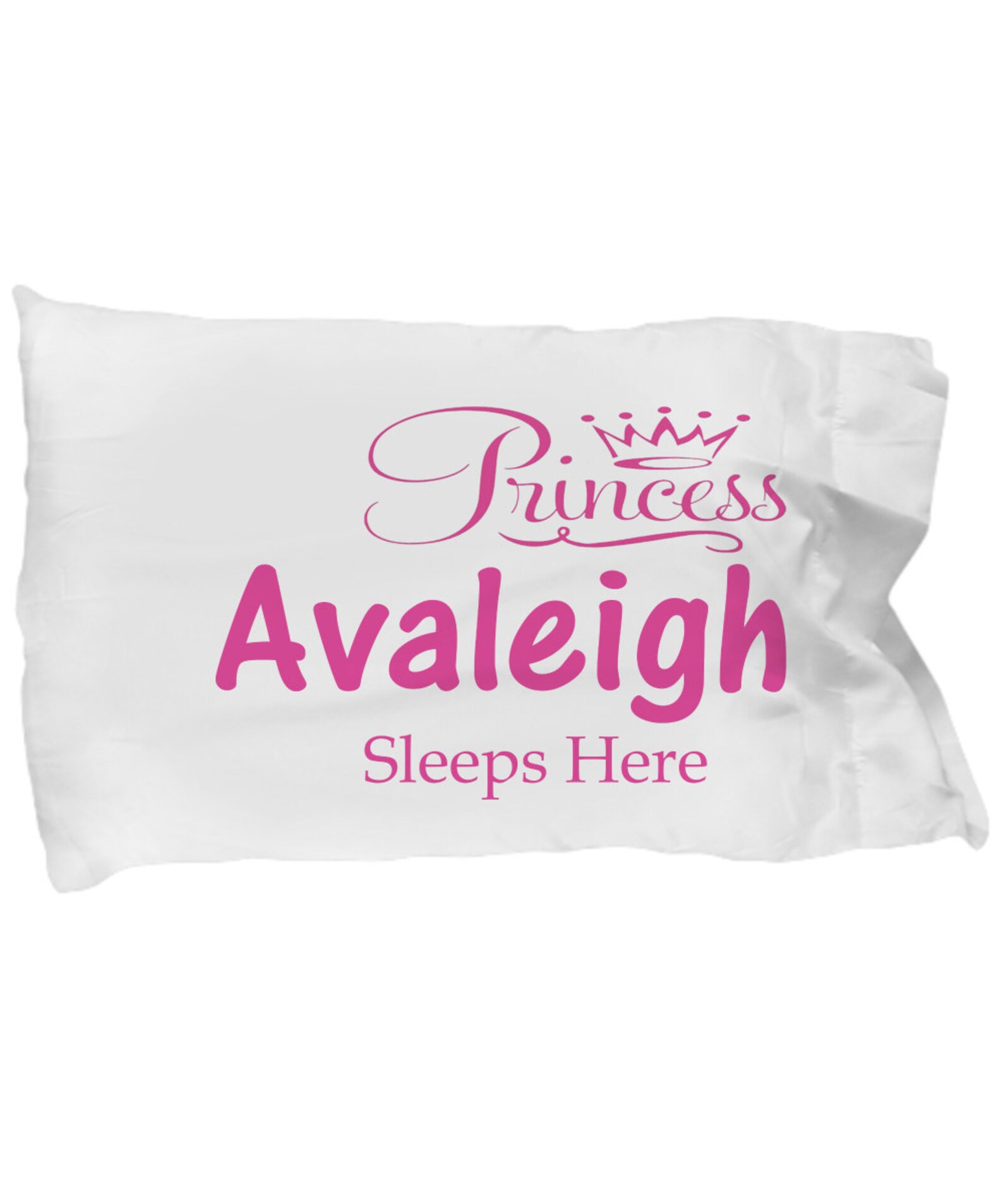 Personalized princess pillowcase cute princess pillow for Etsy