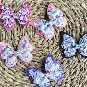 Spring Butterfly Hair Bows