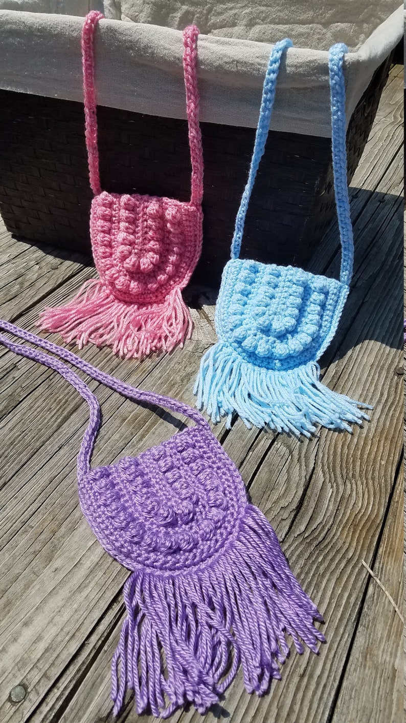 child size Crochet Bitty Boho Bag