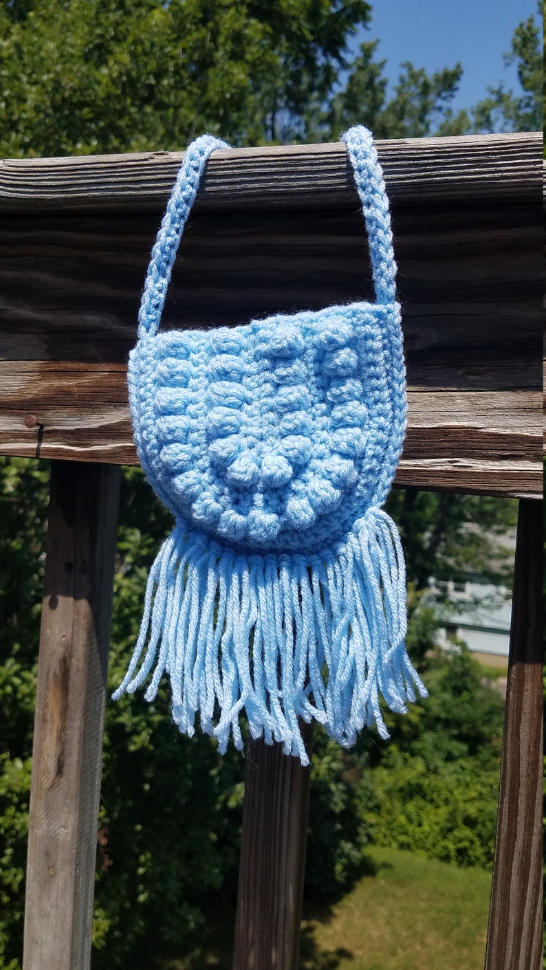 child size Crochet Bitty Boho Bag