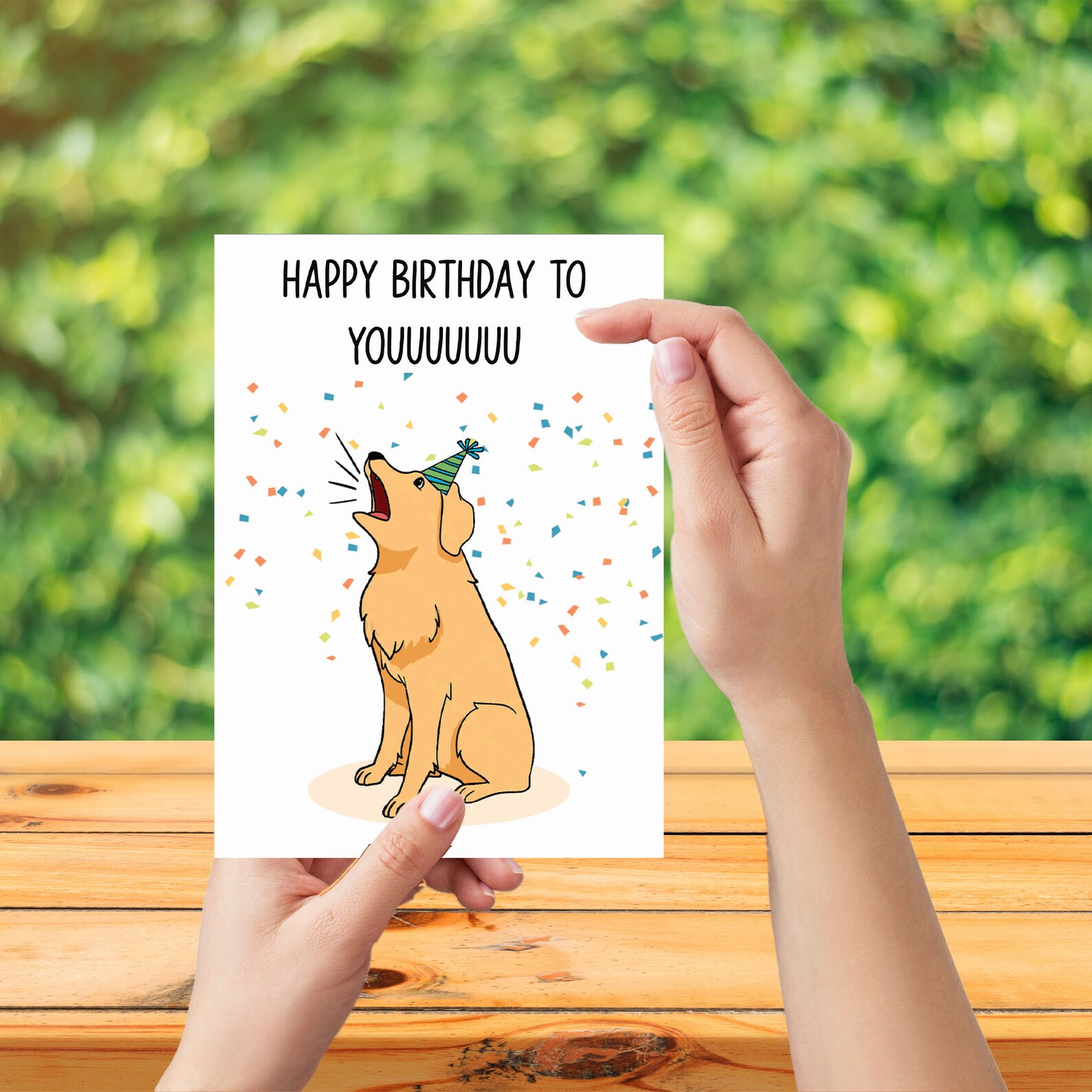 Printable Dog Birthday Card Funny Birthday Card 5x7 Greeting Card With ...