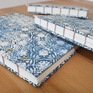 Schetsboek A5 / vierkant Coptisch Delftsblauw Aquarel