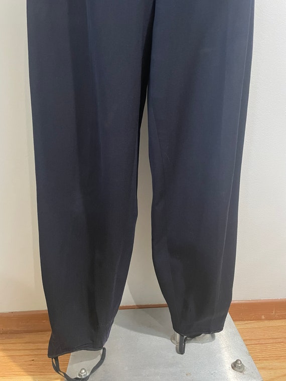Vintage 40’s Navy blue gabardine ski pants - image 7