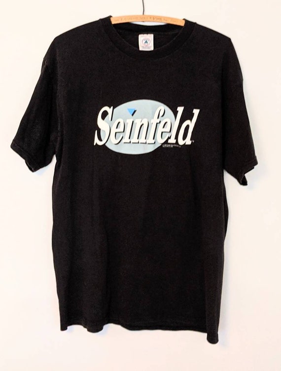 Vintage 1996 Seinfeld Black Shirt - Delta Tag Size