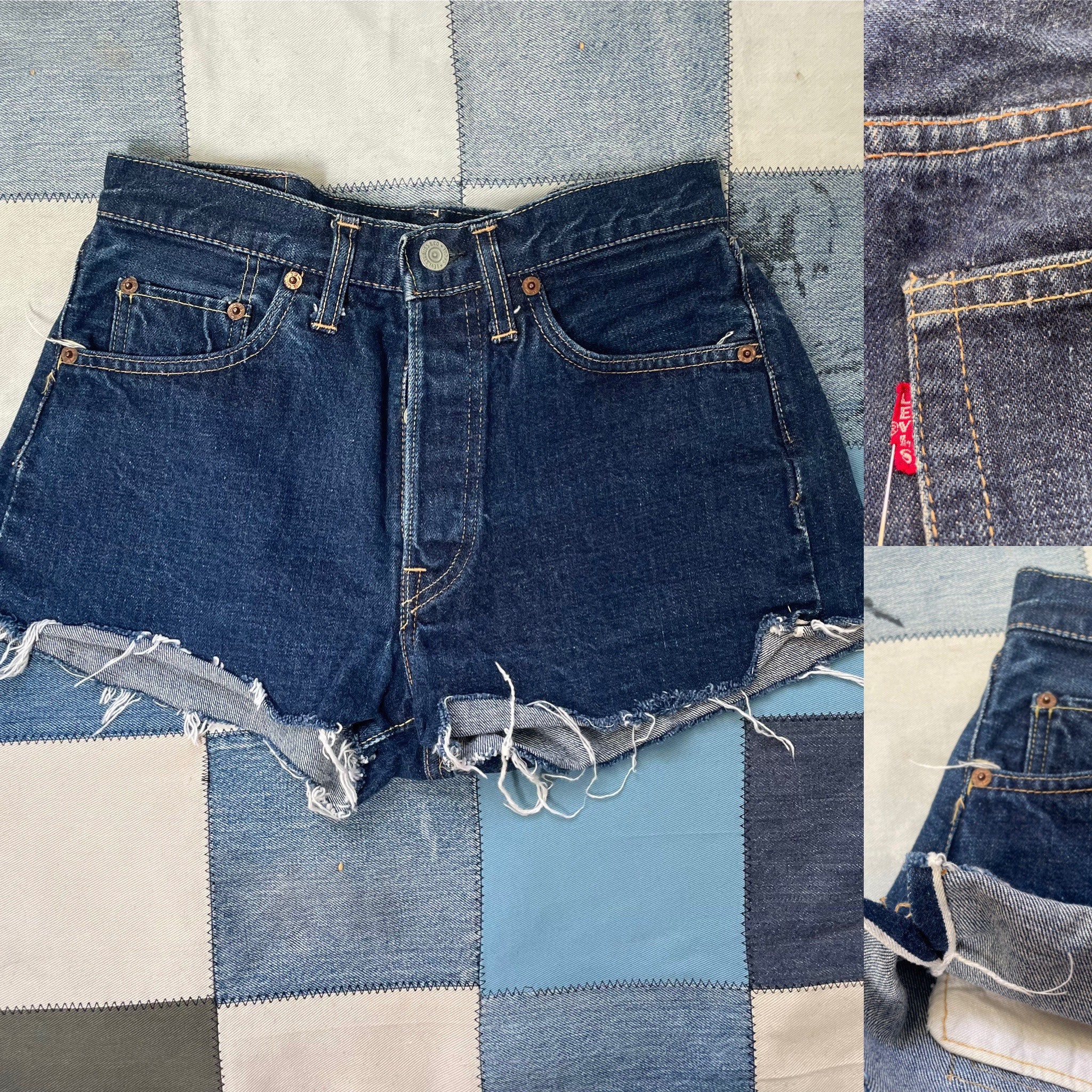 Levis 501 Shorts - Etsy