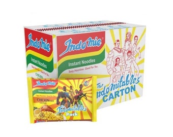 Nigerian Indomie Nudeln 40er Pack - 70gms x 40+2, Chicken Flavour (Box)