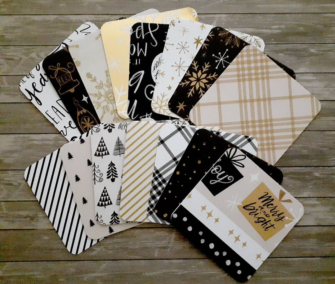 15 Small Christmas Note Cards Holiday Note Cards Enclosure Etsy